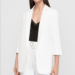 Express boyfriend blazer - xxs white